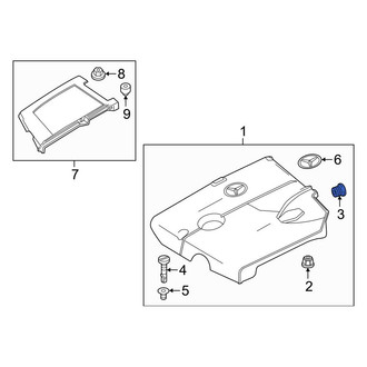 Mercedes-Benz OE - Engine Cover Insulator