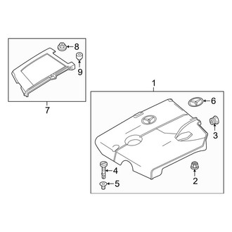 Mercedes-Benz OE - Engine Appearance Cover