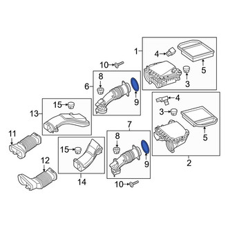 Mercedes-Benz OE - Engine Air Intake Hose O-Ring