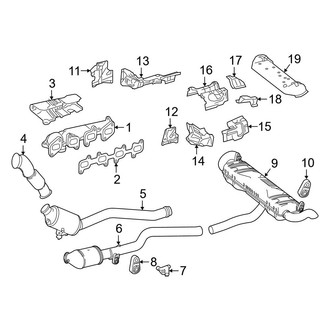 Mercedes-Benz OE - Exhaust System - Exhaust Components