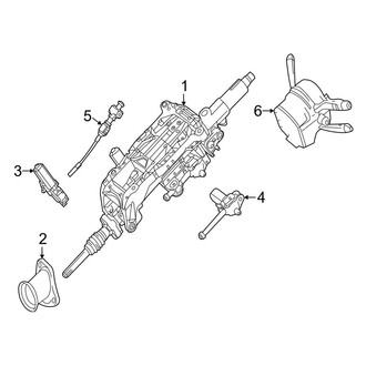 Mercedes-Benz OE - Steering Column Assembly (Sport Utility W166 Body Code 2.1L / 3.0L / 3.5L / 5.5L)