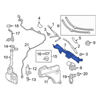 Mercedes-Benz OE - Wiper Linkage
