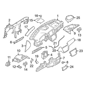 Mercedes-Benz OE - Instrument Panel (Sport Utility W166 Body Code)