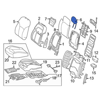 Mercedes-Benz OE - Front Right Headrest