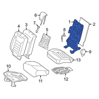 Mercedes-Benz OE - Rear Right Seat Back Cushion