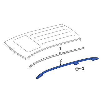 Mercedes-Benz OE - Right Roof Luggage Carrier Side Rail