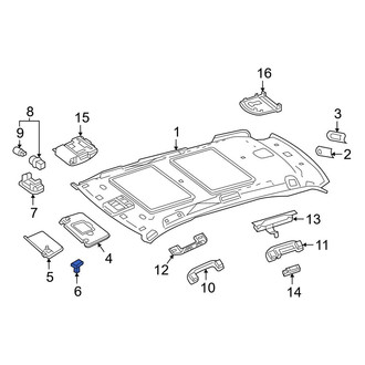 Mercedes-Benz OE - Sun Visor Support