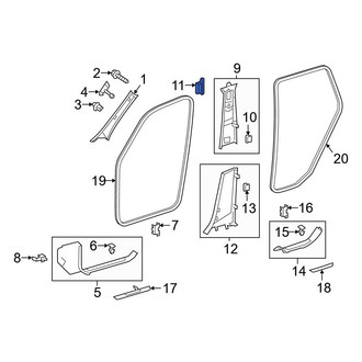 Mercedes-Benz OE - Instrument Panel Air Duct