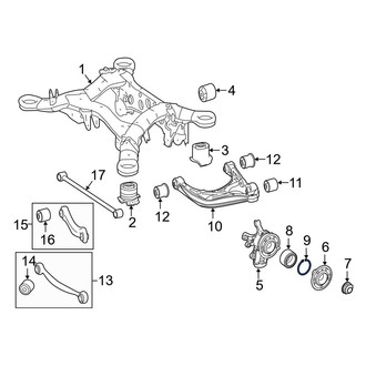 Mercedes-Benz OE - Rear Wheel Hub C-Clip