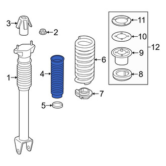 Mercedes-Benz OE - Rear Suspension Shock Absorber Bellows