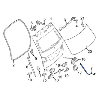 Mercedes-Benz OE - Rear Tailgate Lift Motor