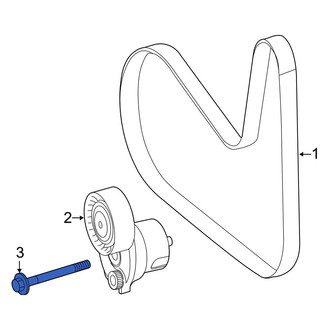 Mercedes-Benz OE - Belt Tensioner Bolt