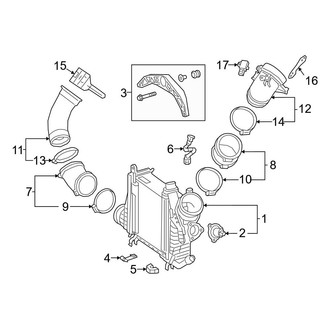 Mercedes-Benz OE - Cooling - Intercooler (Engine Mounted)