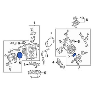 Mercedes-Benz OE - Intercooler Gasket