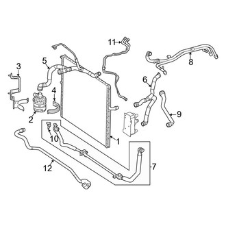 Mercedes-Benz OE - Cooling - Intercooler (Radiator Mounted)