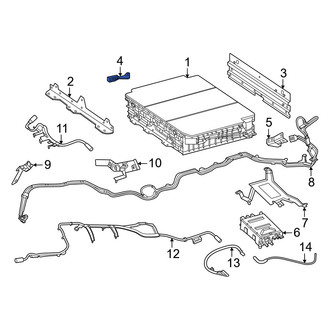 Mercedes-Benz OE - Right Drive Motor Battery Pack Bracket