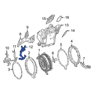 Mercedes-Benz OE - Rear Hybrid Starter Generator Motor Bracket