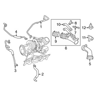 Mercedes-Benz OE - Engine - Turbocharger & Components (Pipes & Tubes)