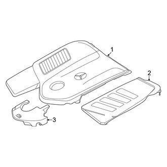 Mercedes-Benz OE - Engine Appearance Cover