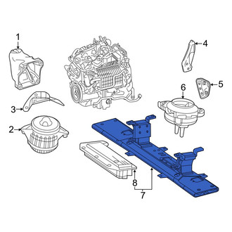 Mercedes-Benz OE - Transmission Crossmember