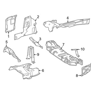 Mercedes-Benz OE - Exhaust System - Heat Shields