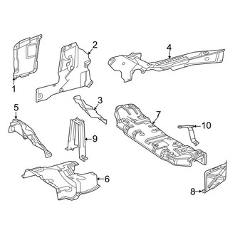 Mercedes-Benz OE - Exhaust System - Heat Shields
