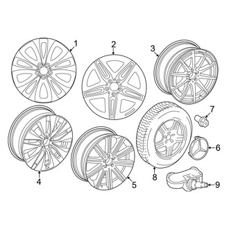 Mercedes-Benz OE - Wheels (20"), (4Matic+)