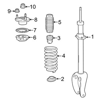Mercedes-Benz OE - Front Suspension - Struts & Components (W/O Air Suspension), (RWD)