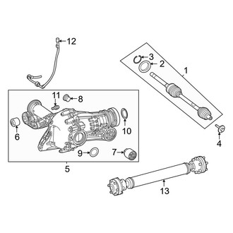 Mercedes-Benz OE - Front Suspension - Carrier & Front Axles