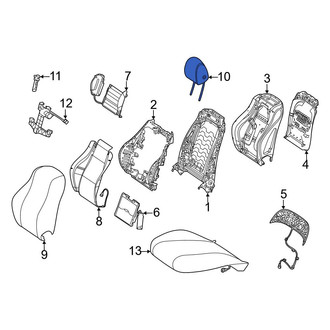 Mercedes-Benz OE - Center Left Outer Headrest