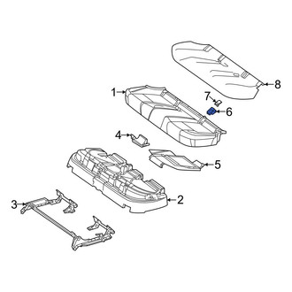 Mercedes-Benz OE - Center Child Restraint Anchor Plate