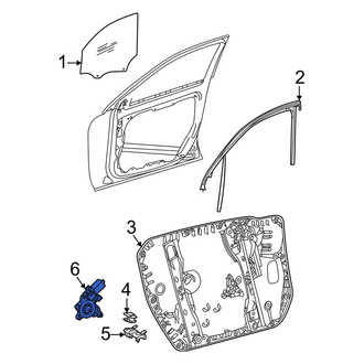 Mercedes-Benz OE - Front Right Window Motor