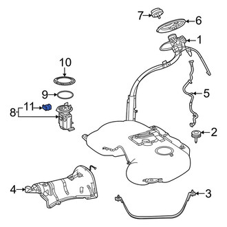 Mercedes-Benz OE - Fuel Tank Pressure Sensor