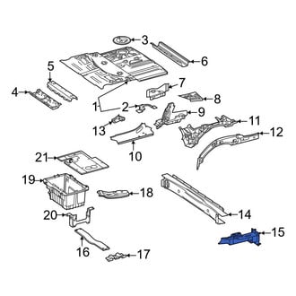 Mercedes-Benz OE - Rear Left Frame Rail End
