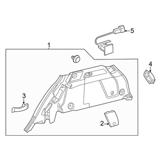 Mercedes-Benz OE - Rear Body & Floor - Interior Trim (Side Trim)