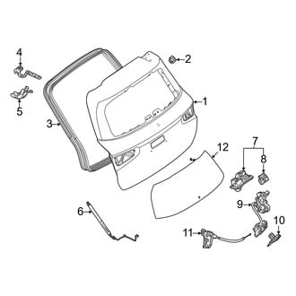 Mercedes-Benz OE - Lift Gate - Gate & Hardware