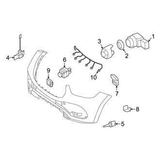 Mercedes-Benz OE - Front Bumper & Grille - Electrical Components (4Matic+)