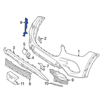 Mercedes-Benz OE - Front Left Brake Air Duct