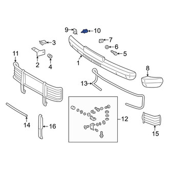 Mercedes-Benz OE - Fog Light Bolt