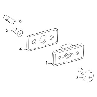 Mercedes-Benz OE - Front Lamps - Side Marker Lamps