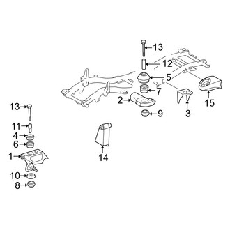 Mercedes-Benz OE - Frame & Components (Body Mounts)