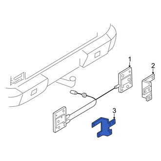Mercedes-Benz OE - Left Antenna Bracket