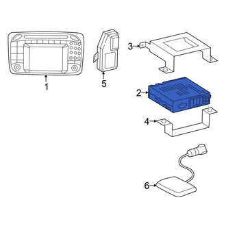 Mercedes-Benz OE - GPS Navigation Control Module