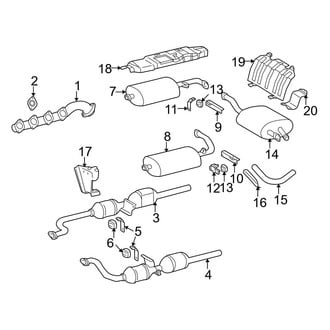 Mercedes-Benz OE - Exhaust System - Exhaust Components