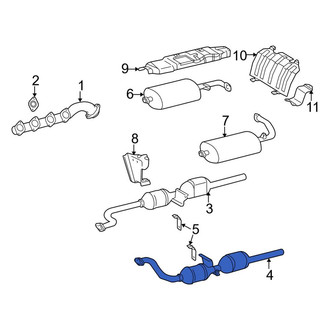 Mercedes-Benz OE - Left Catalytic Converter