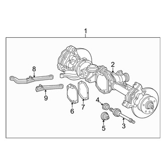 Mercedes-Benz OE - Front Suspension - Front Axle & Carrier