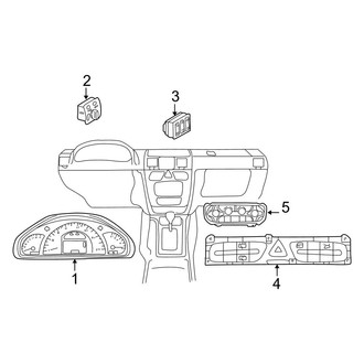 Mercedes-Benz OE - Instrument Panel - Cluster & Switches