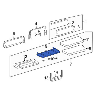Mercedes-Benz OE - Rear Seat Frame
