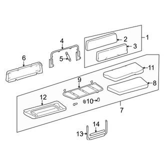 Mercedes-Benz OE - Seats & Tracks - Rear Seat Components (Jump Seat)