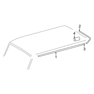 Mercedes-Benz OE - Roof - Exterior Trim